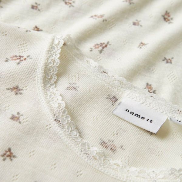 Hovedbilde Name It - Trøye Ull Jr Wang Small Flowers Snow ...