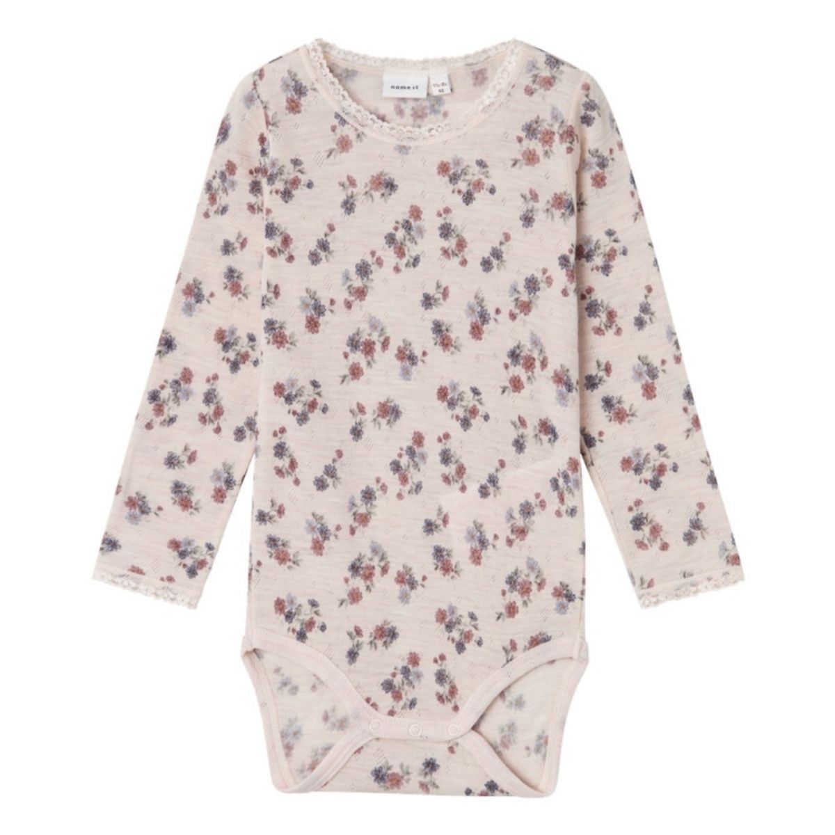 Name It - Body Ull Wang Flowers Lilac Ash AOP