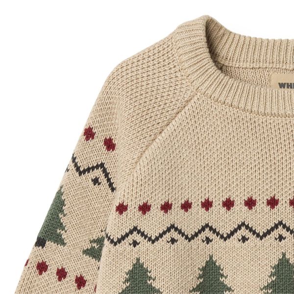 Hovedbilde Wheat - Julegenser Jacquard Balou Warm Sand