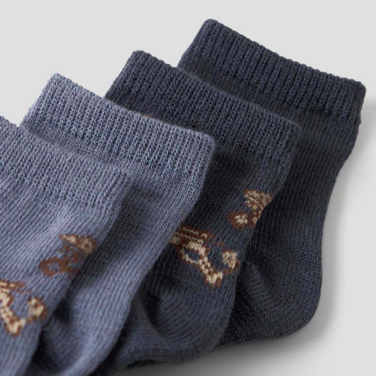 Name It Ullsokker 4 pk Baby Wak Folkstone Gray Guttelus no