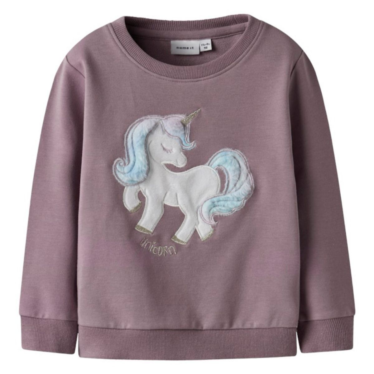 Name It - Genser Sweat Kisa Unicorn Elderberry