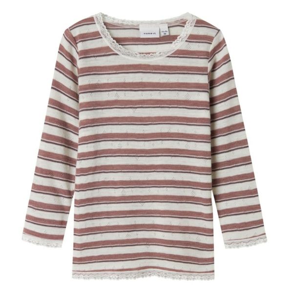 Hovedbilde Name It - Trøye Ull Wang Stripe Antler/ Snow ...