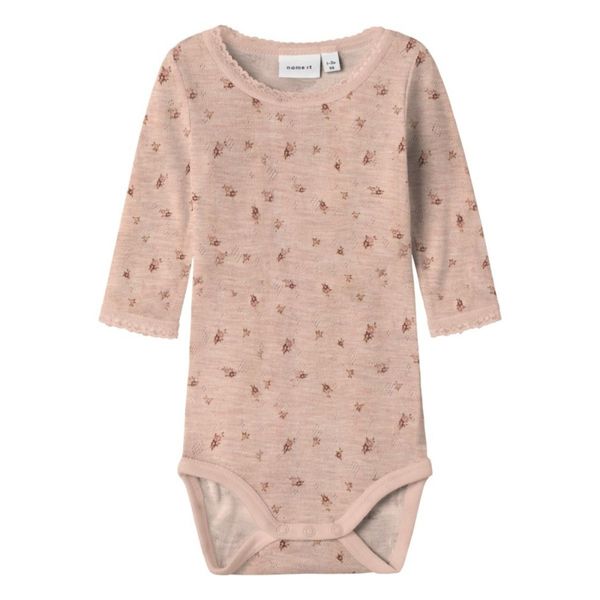Hovedbilde Name It - Body Ull Wang Small Flowers Shadow Gray ...