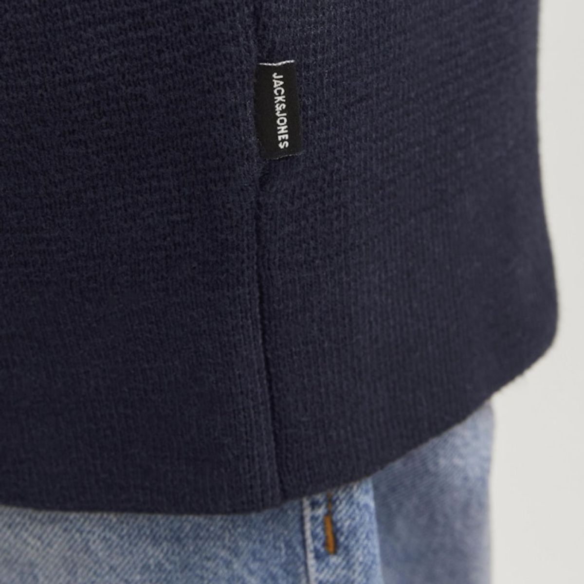 Jack & Jones - Genser Halfzip Knit Milano Night Sky