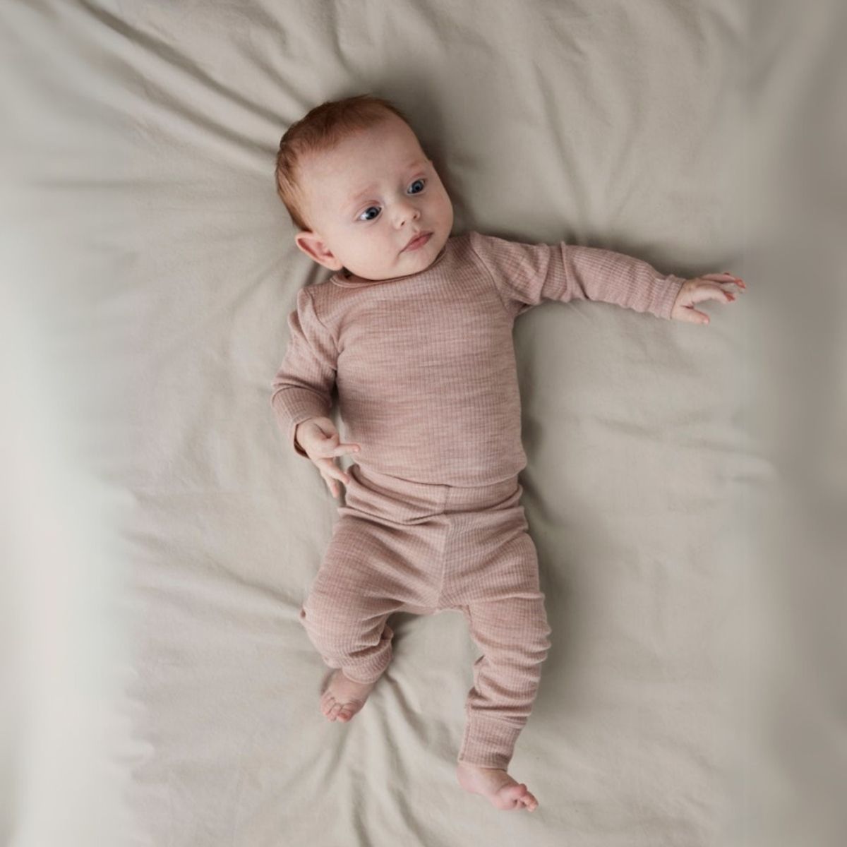 Name It - Ullongs Baby Rib Wax Shadow Gray
