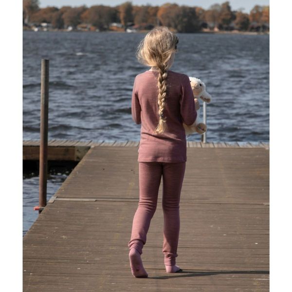 Hovedbilde Joha - Longs Ull og Bambus Jr Mørk Rose