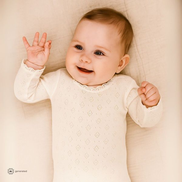 Joha - Body Ull / Silke Blondekant Naturhvit