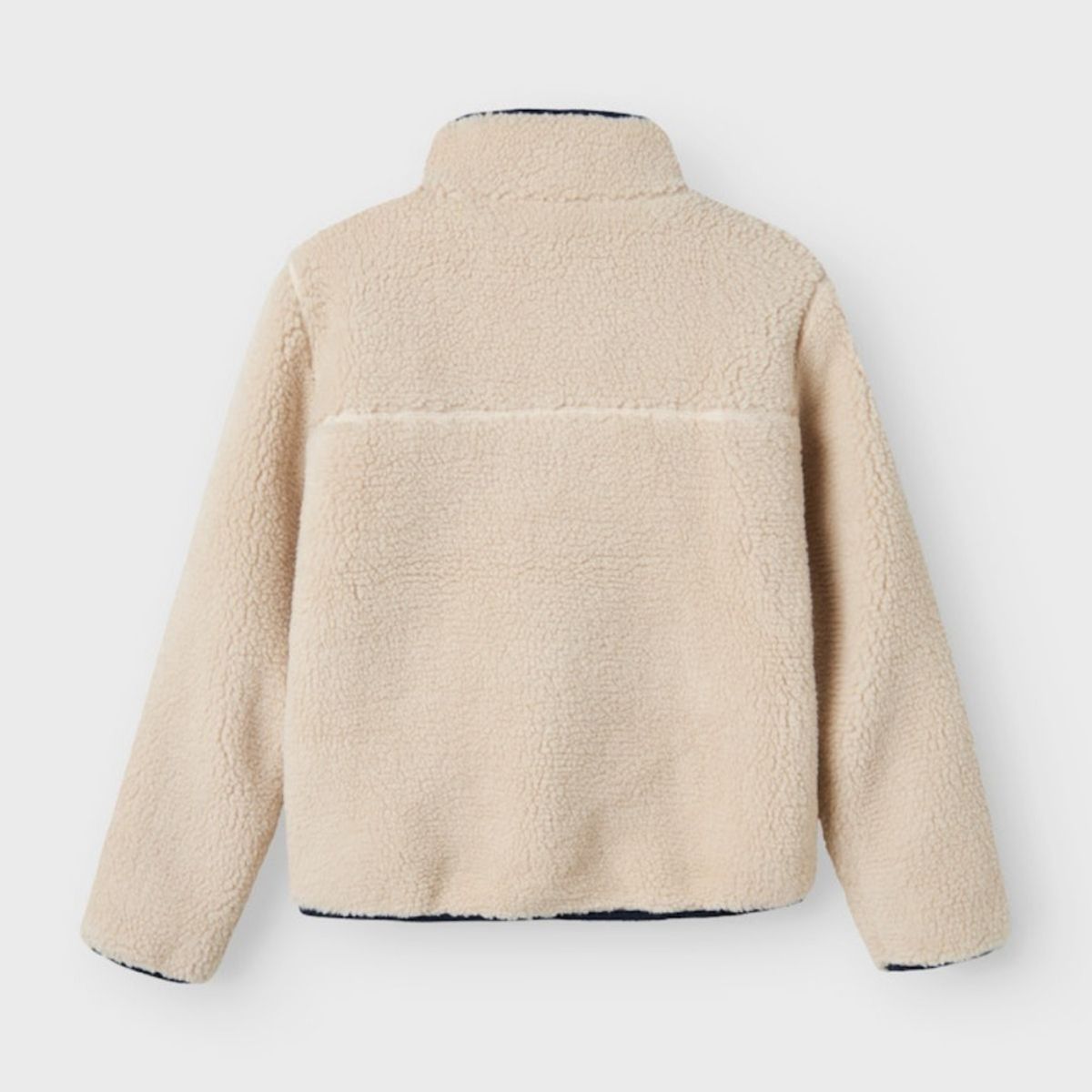 Name It - Fleecejakke Mattia Sherpa Moonbeam / Dark Sapphire