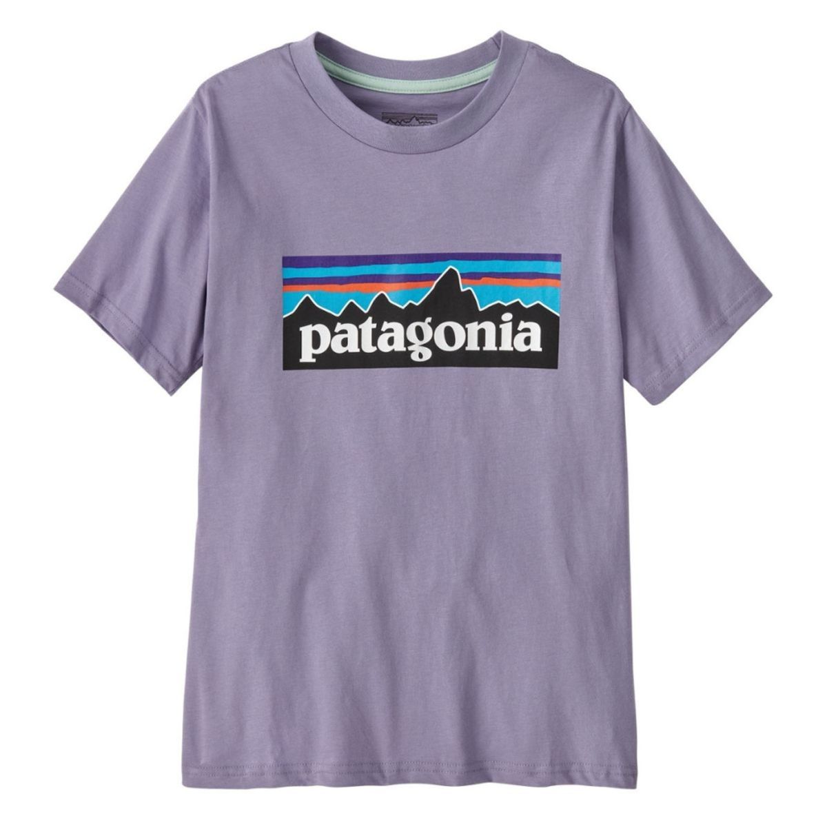 Patagonia - Kids P-6 Logo T-Shirt Concrete Purple