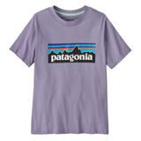 Hovedbilde Patagonia - Kids P-6 Logo T-Shirt Concrete Purple